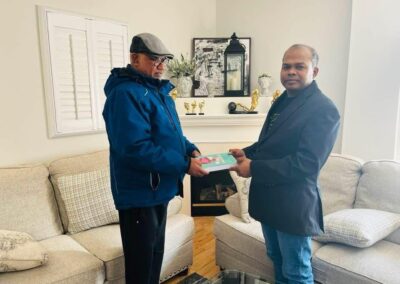 Honored to Contribute to the Work of Renowned Sri Lankan Novelist Chandrarathna Bandara (Mar 2, 2025)